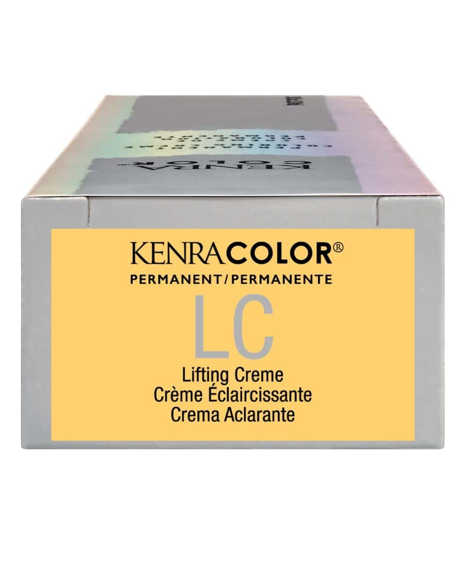 Kenra Color Permanent Lifting Creme professional hair color box.